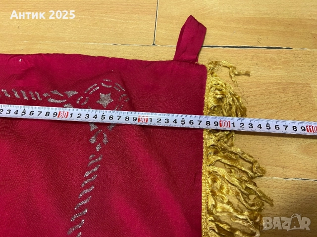 Съветско знаме с герба на СССР, снимка 4 - Антикварни и старинни предмети - 52243087