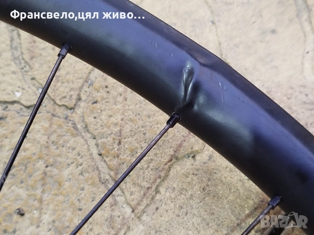 28.29 цола карбон капли за велосипед колело, шини с проблем industry nine 15/110. 12/148, снимка 5 - Велосипеди - 52210335