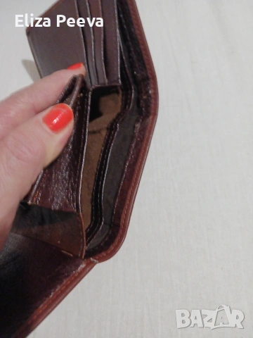 мъжки портфейл от естествена кожа, снимка 2 - Портфейли, портмонета - 53142239