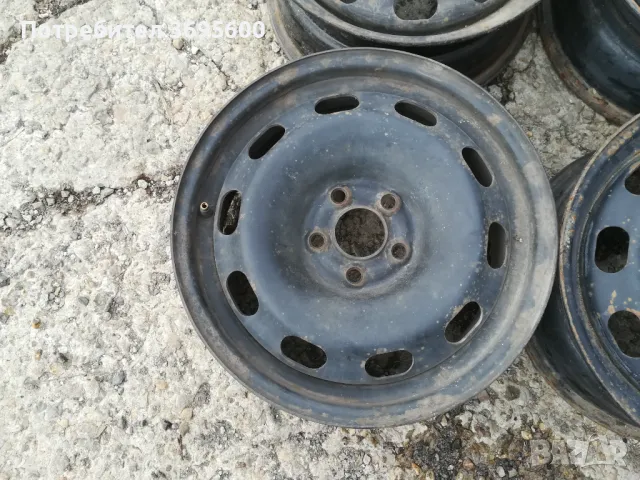 Железни джанти 15 5х100 Голф 4 Ауди А3 Леон Октавия Golf Audi A3 Leon Octavia, снимка 6 - Гуми и джанти - 45653092