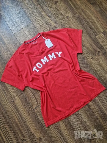 Страхотна дамска тениска TOMMY HILFIGER размер L , нова , снимка 5 - Тениски - 50760386