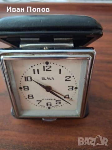 Мехничен будилник тристически,  Руски - Слава, работи, снимка 3 - Антикварни и старинни предмети - 53150065