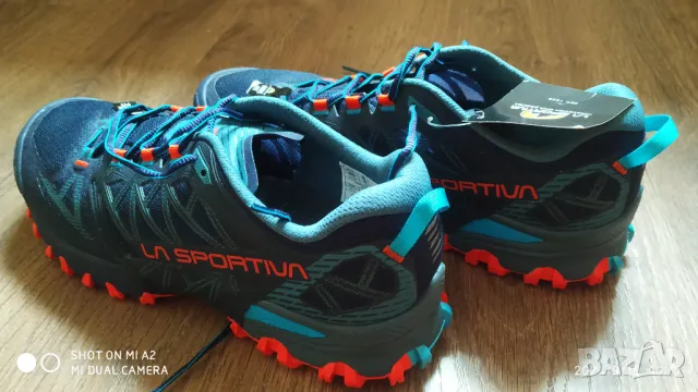 La Sportiva Bushido 3 Wide Deep Sea/Cherry Tomato , снимка 10 - Маратонки - 47258352