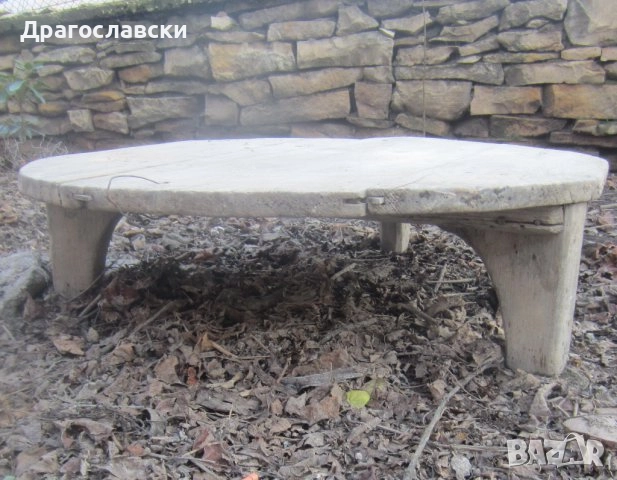 Маси, стари, дървени:  Паралия синия софра стара дървена маса мебел, Битов кът, джага - трион, снимка 8 - Антикварни и старинни предмети - 28878416