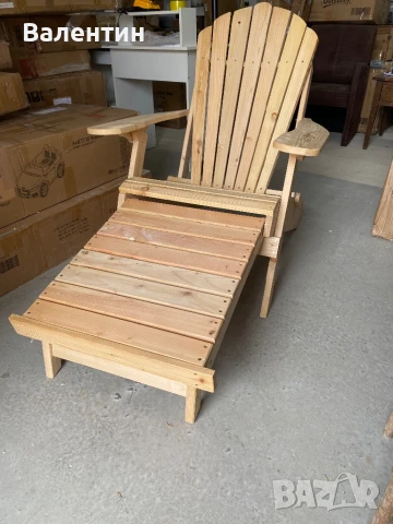 Сгъваем градински стол Адирондак , снимка 3 - Столове - 50829742