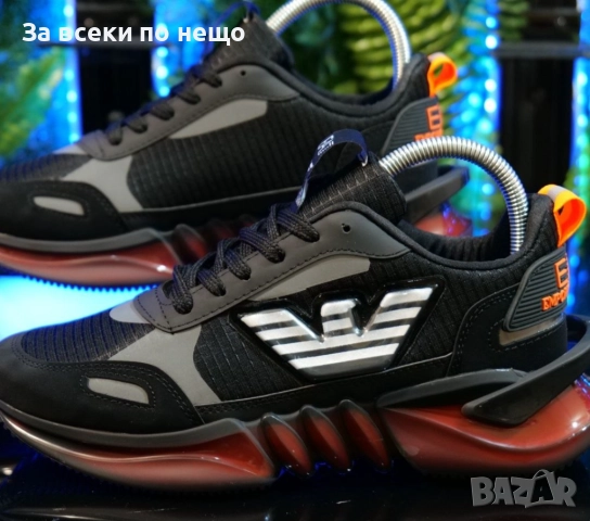 Emporio Armani Мъжки Маратонки С Кутия👟Мъжки Спортни Обувки - 2 Цвята Код S310, снимка 3 - Маратонки - 52427791