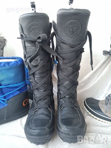КАТО НОВИ ботуши,боти SNOW BOOTS TIMBERLAND® оригинал​,37 - 38,100% ВИСОКОКАЧЕСТВЕНА ЕСТЕСТВЕНА КОЖА, снимка 13 - Дамски ботуши - 39645937