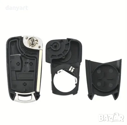 Кутия за Дистанционен Ключ с 2 Бутона съвместим с Vauxhall Opel Astra H Corsa D Vectra C Zafira, снимка 3 - Аксесоари и консумативи - 50247102
