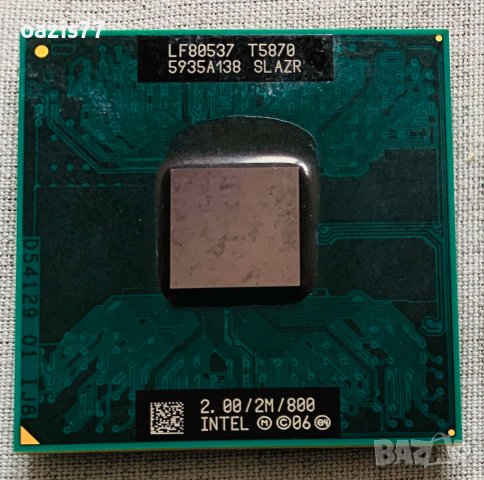 Процесор интел  Т 5870  2ghz socket FCPGA478, снимка 1 - Друга електроника - 41205614