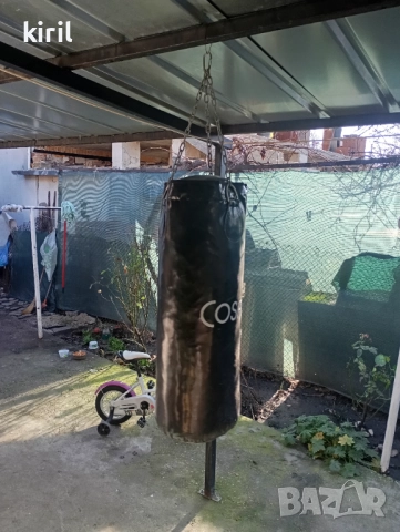 Лежанка 2 лоста тежести дъмбели и боксова круша , снимка 2 - Фитнес уреди - 52747378