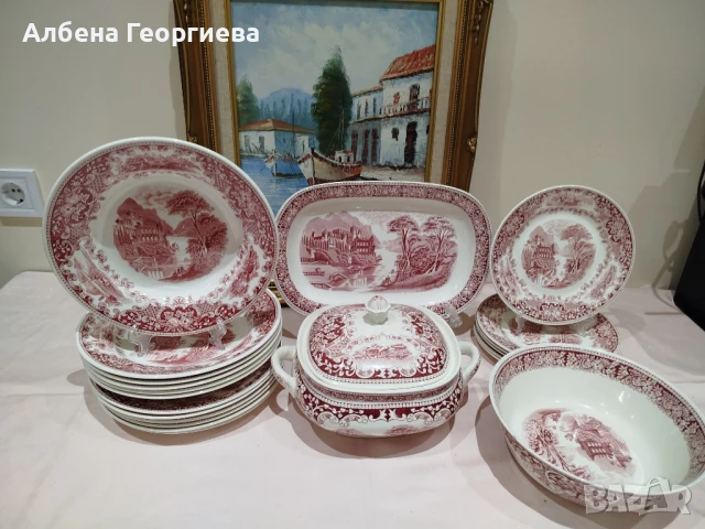 Комплект за хранене ROYAL MAASTRICHT CAMBRIDGE OLD ENGLAND, снимка 2 - Сервизи - 50494396