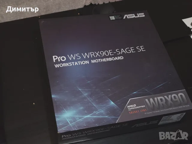 Дъно ASUS PRO WS WRX90E-SAGE SE AMD WRX90 Socket sTR5 EEB, снимка 4 - Дънни платки - 56088186