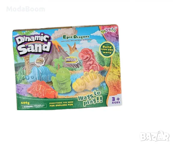 Кинетичен пясък за игра, снимка 5 - Пластелини, моделини и пясъци - 48869866