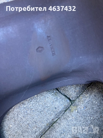 Оригинални железни джанти Рено 5/114,3 16, снимка 6 - Гуми и джанти - 52522232