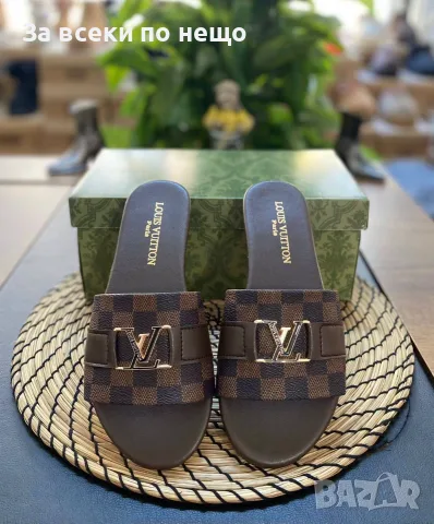Louis Vuitton Дамски Чехли Луис Витон - Различни Цветове Код SEM-416, снимка 9 - Чехли - 55867846