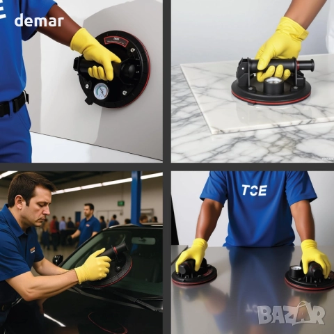 Вакуумни вендузи 20 см, 2 броя, товароподемност 220 кг, с куфар за носене, снимка 6 - Други стоки за дома - 52442705