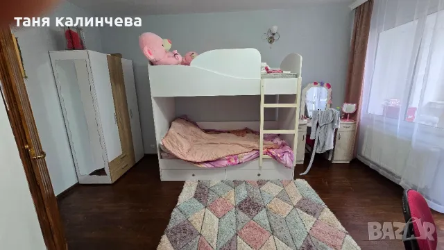 Двуетажно поръчково легло като ново 2 броя, снимка 1