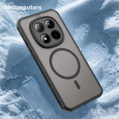 Магнитен Калъф за Xiaomi Redmi Note 15 Pro 5G - PC+TPU, Анти-drop, Подсилени ръбове, 4 цвята, снимка 9 - Резервни части за телефони - 53780081