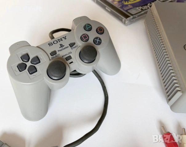 PS1 PlayStation 1 + два оригинални контролера и две игри подарък, снимка 4 - PlayStation конзоли - 53231381
