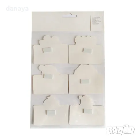 5464 Коледни етикети за подаръци, 6 броя, снимка 2 - Декорация за дома - 48048705