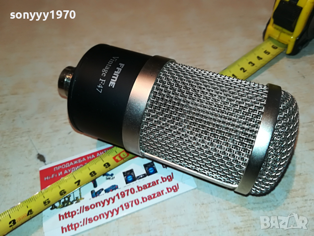 *FAME VINTAGE F47 MIC-ВНОС ENGLAND 0104221755, снимка 2 - Микрофони - 36310690