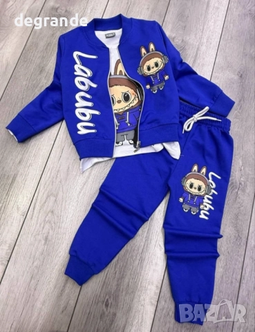 Комплект от 3 части с Labubu, снимка 2 - Детски комплекти - 52558566