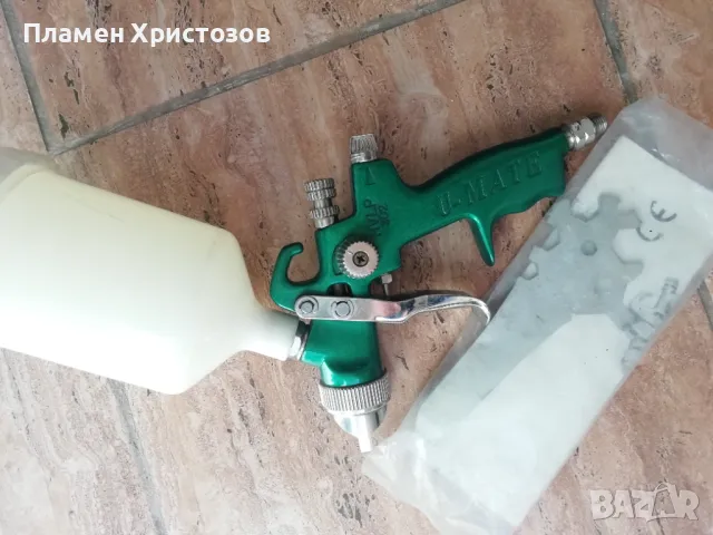 Продавам Професионален авто бояджийски пистолет с 1.3 дюза екологичен неизползван ., снимка 2 - Други инструменти - 48125736