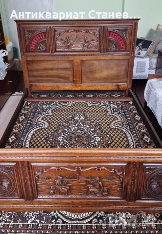 Масивно френско легло стил БРЕТОН 