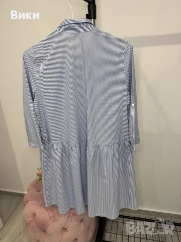 Рокля тип риза подходяща за S-M, снимка 10 - Рокли - 48488099