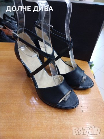 НАМАЛЕНИЕ-Дамски сандали естествена кожа м. 687 бяли,черни и светло бежави, снимка 9 - Сандали - 40748705