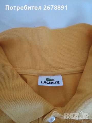 Памучна тениска"Lacoste" размер 8, снимка 2 - Тениски - 41690387