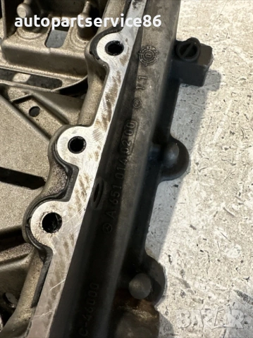 Горен картер за Mercedes W212 2.2 CDI OM651 (2012) A6510140200 , снимка 2 - Части - 53872733