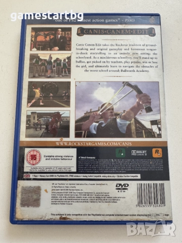 Canis Canem Edit - Bully за PS2, снимка 2 - Игри за PlayStation - 51754947