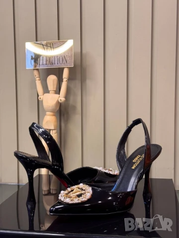 сандали на ток dolce gabbana louis vuitton , снимка 3 - Сандали - 50970229