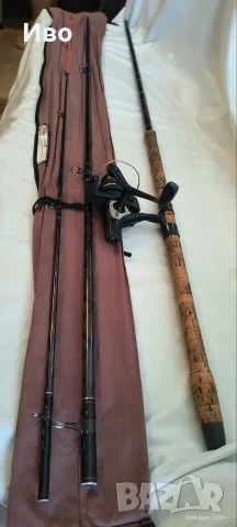 Рядък винтидж комплект Abu Garcia Conolon 800 Quiverlite (3.53m) + Макара Cardinal 52, снимка 2 - Въдици - 55784878