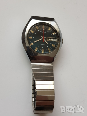 Мъжки механичен часовник Слава, снимка 7 - Антикварни и старинни предмети - 36161443