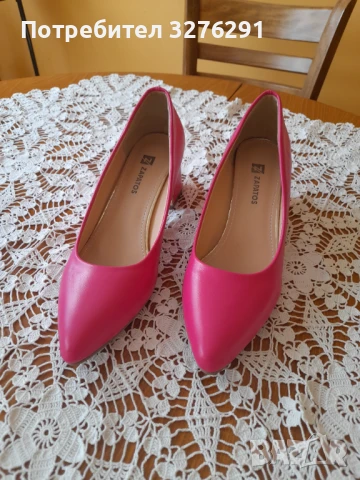 Цикламени обувки р.39