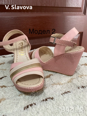 Различни модели обувки на висок ток или платформа, снимка 3 - Дамски обувки на ток - 52773967