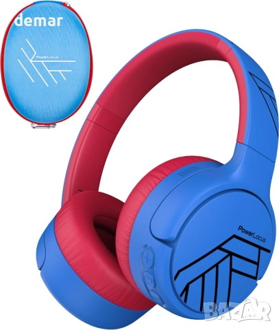 Детски слушалки PowerLocus с активно шумопотискане, 74/85/94dB безопасна ограничена сила на звука