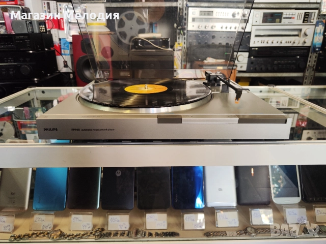 Грамофон Philips FP140 В отлично техническо и визуално състояние., снимка 3 - Грамофони - 50613202