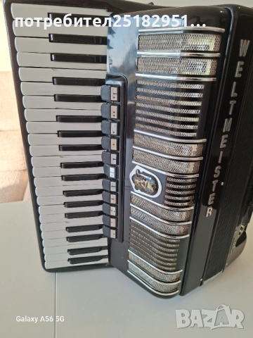 Акордеон Weltmaister S4, снимка 2 - Акордеони - 53835286