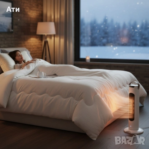 Вентилаторна печка 2 в 1 за бързо и равномерно отопление + целогодишен олекотен юрган за спокоен сън, снимка 6 - Други услуги - 53394841