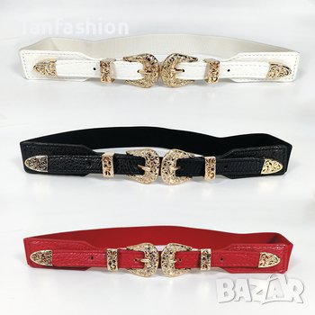 Дамски колан с две токи, снимка 7 - Колани - 41486553