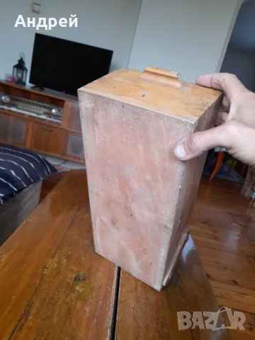 Стара дървена картонетка,сандъче, снимка 5 - Други ценни предмети - 47824812