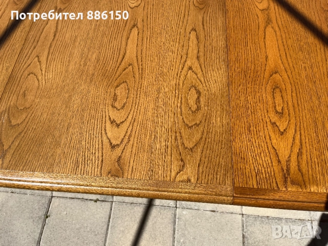 Трапезна маса със шест стола, снимка 5 - Маси - 52018076