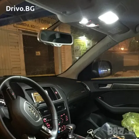 Гаранция! Нови Интериорни LED Крушки за Audi Q7, снимка 3 - Аксесоари и консумативи - 49623787