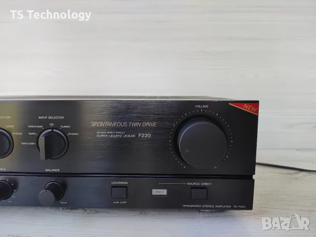 Стерео Усилвател Sony TA-F220 – Spontaneous Twin Drive, Made in Japan, снимка 4 - Ресийвъри, усилватели, смесителни пултове - 56047287
