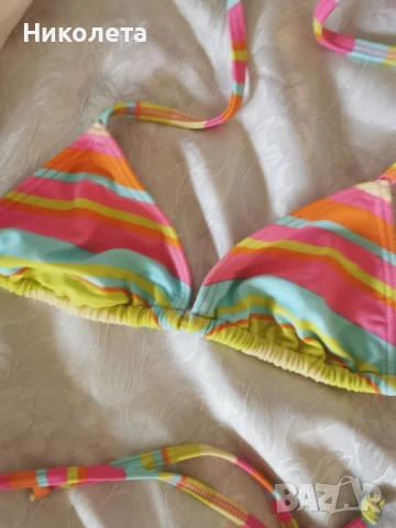 Горнище на бански в свежи цветове, снимка 4 - Бански костюми - 50687766