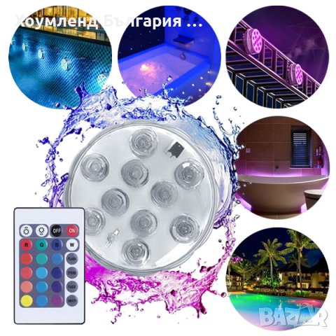 Многоцветни водоустойчиви лампи за аквариум, снимка 5 - Други - 40650831