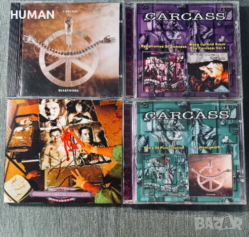 Carcass - Entombed - In Battle - Sacramentum , снимка 2 - CD дискове - 50410884